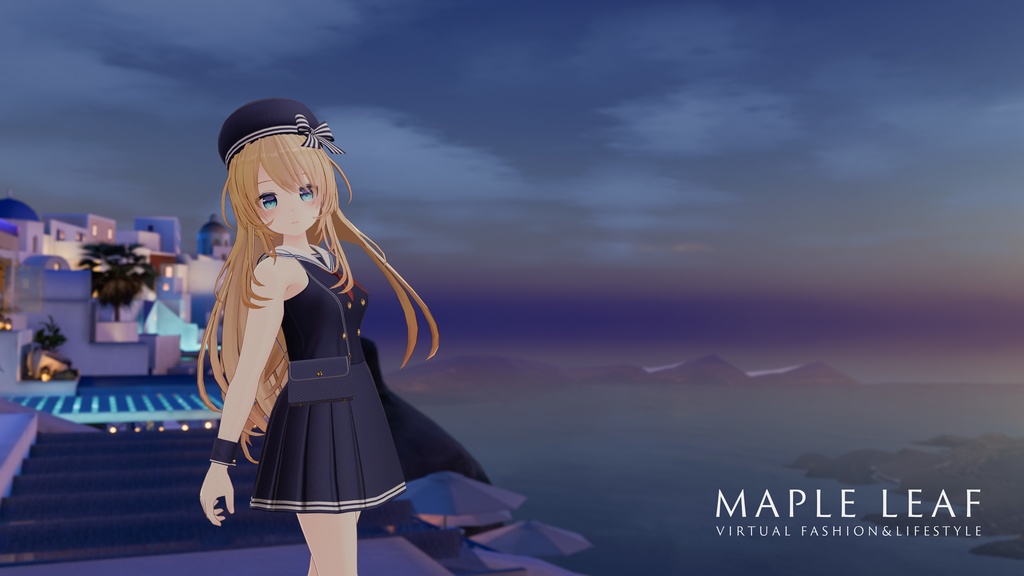 【27アバター対応】Marine Sailor Dress