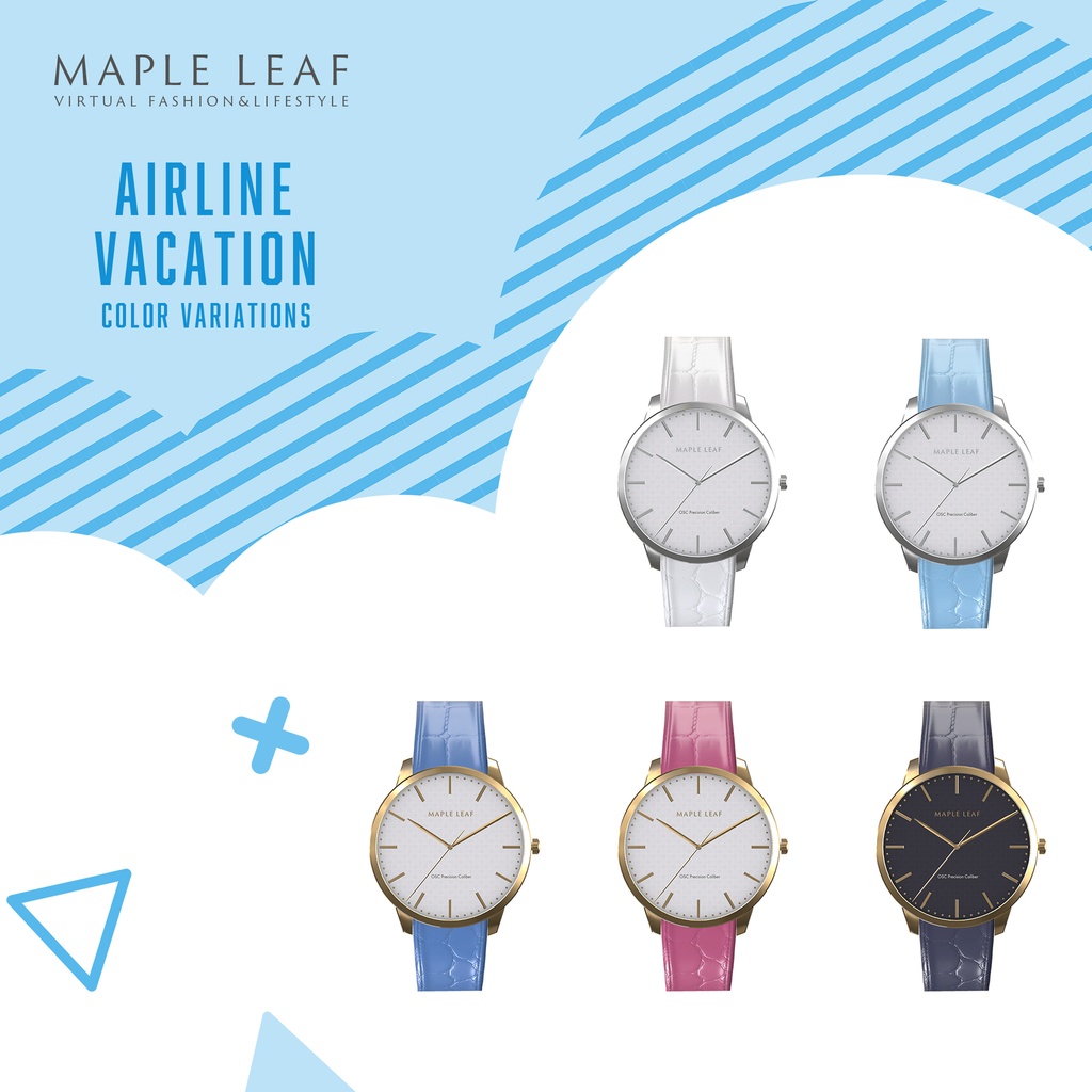 【24アバター対応】Airline Vacation ビキニ+腕時計+バッグ