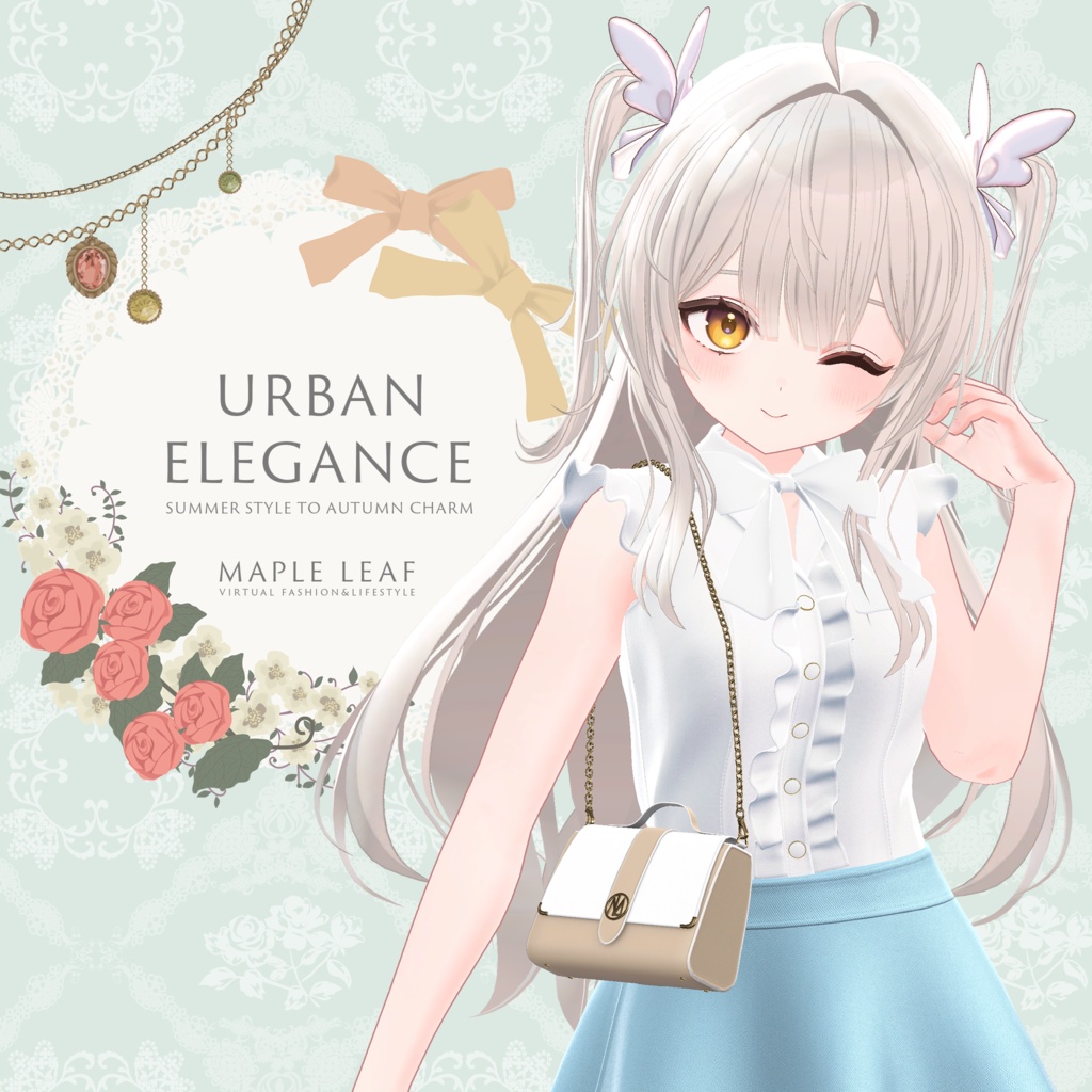 【37アバター対応】Urban Elegance 長袖+半袖 OLコーデ