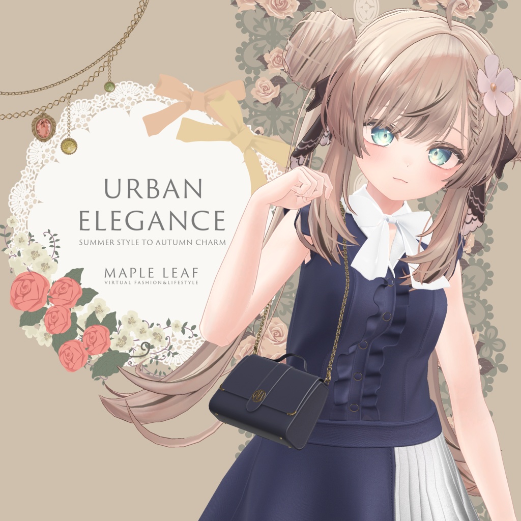 【37アバター対応】Urban Elegance 長袖+半袖 OLコーデ