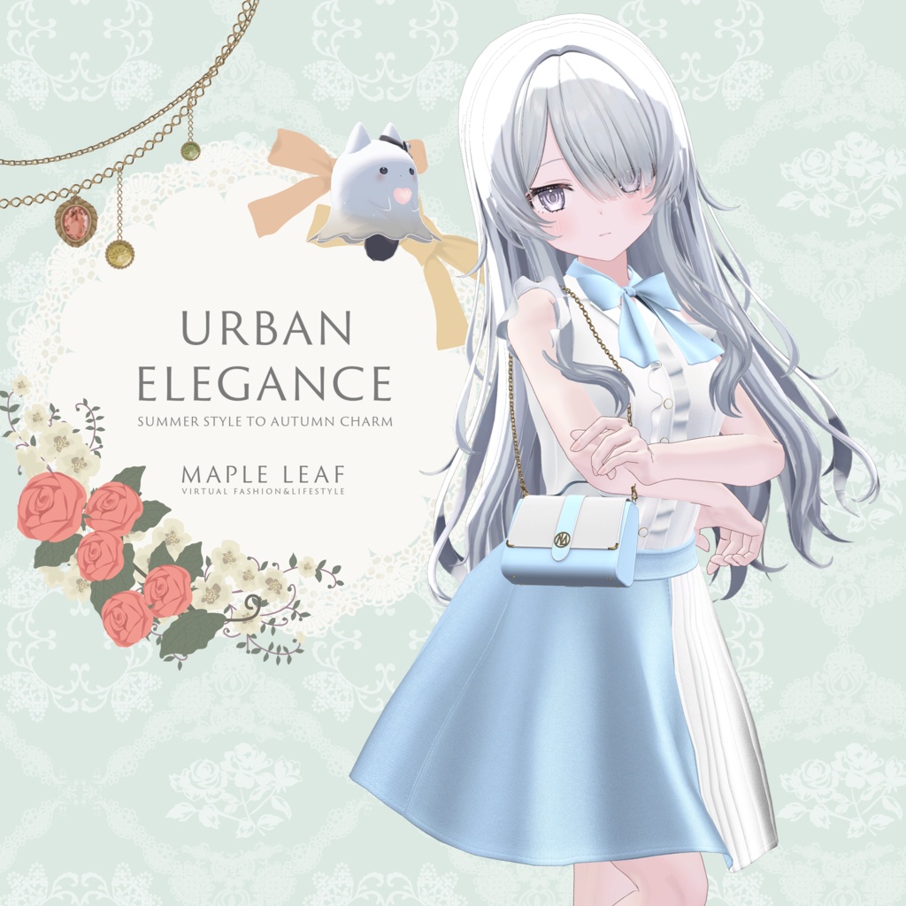 【38アバター対応】Urban Elegance 長袖+半袖 OLコーデ