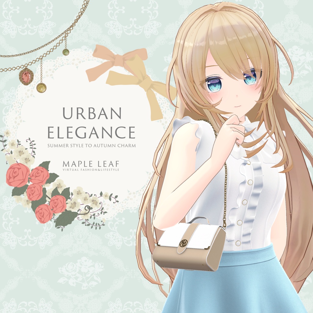 【37アバター対応】Urban Elegance 長袖+半袖 OLコーデ