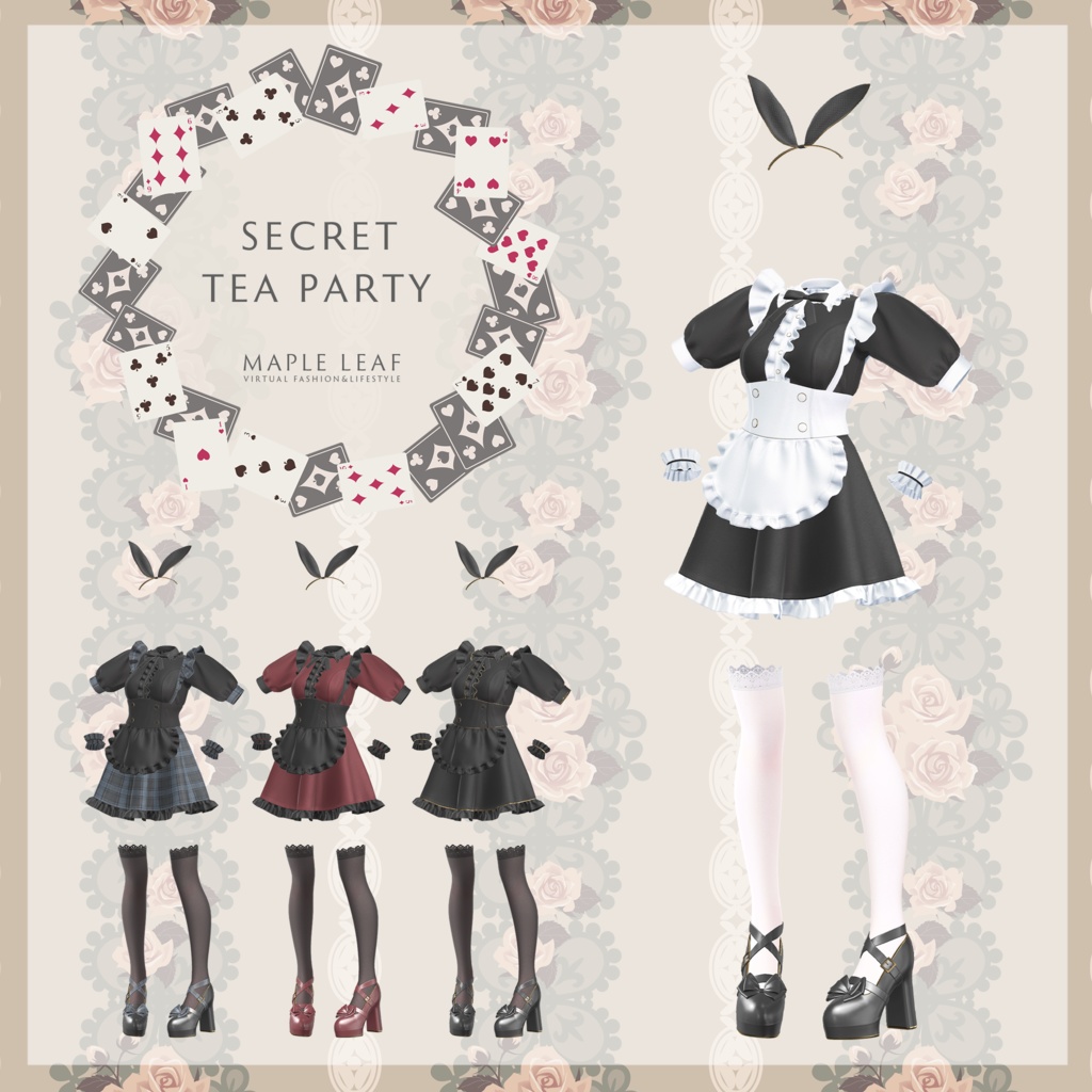 【27アバター対応】Secret Tea Party コンカフェ衣装