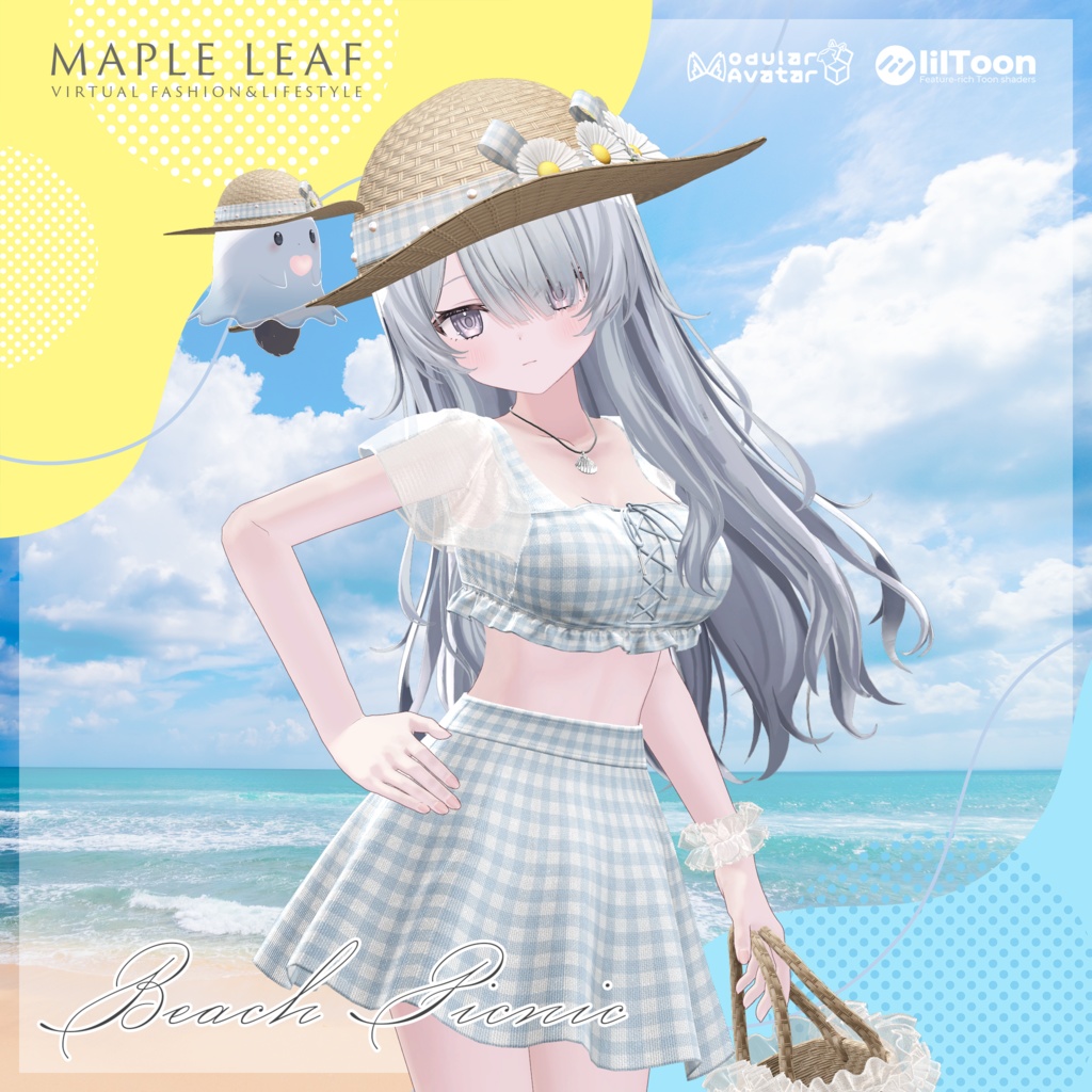 【32アバター対応】水着 Beach Picnic