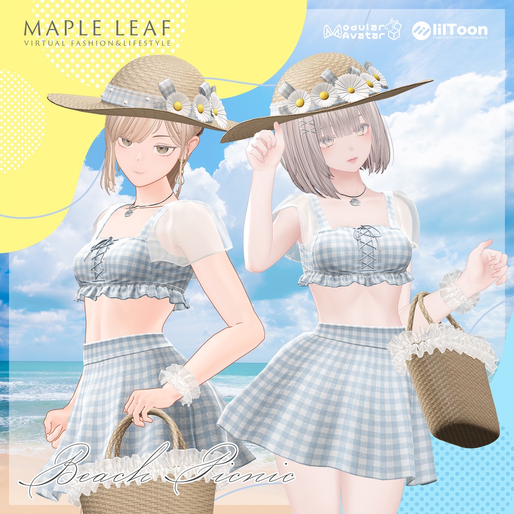 【31アバター対応】水着 Beach Picnic