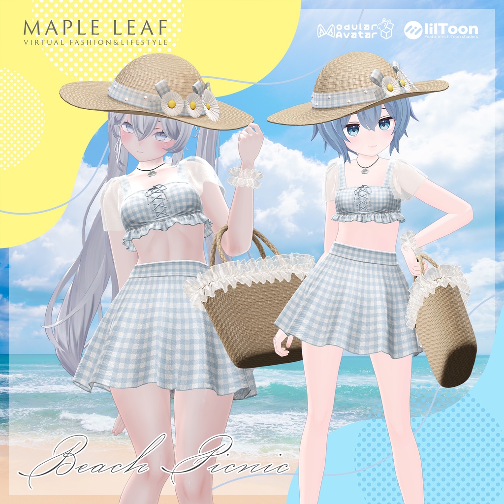 【31アバター対応】水着 Beach Picnic