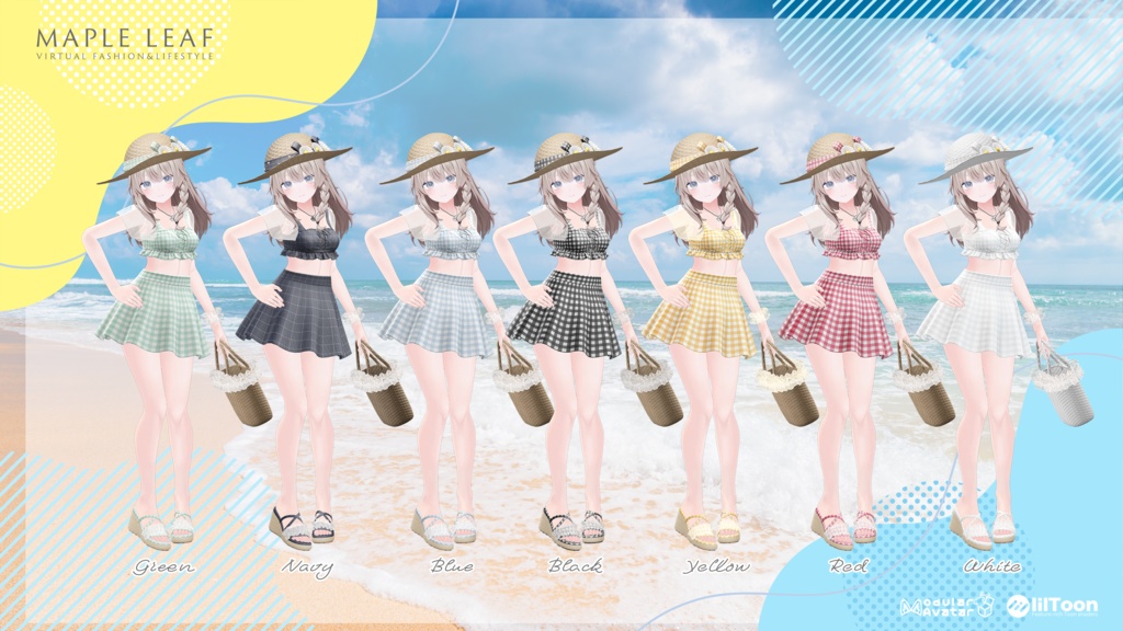 【31アバター対応】水着 Beach Picnic