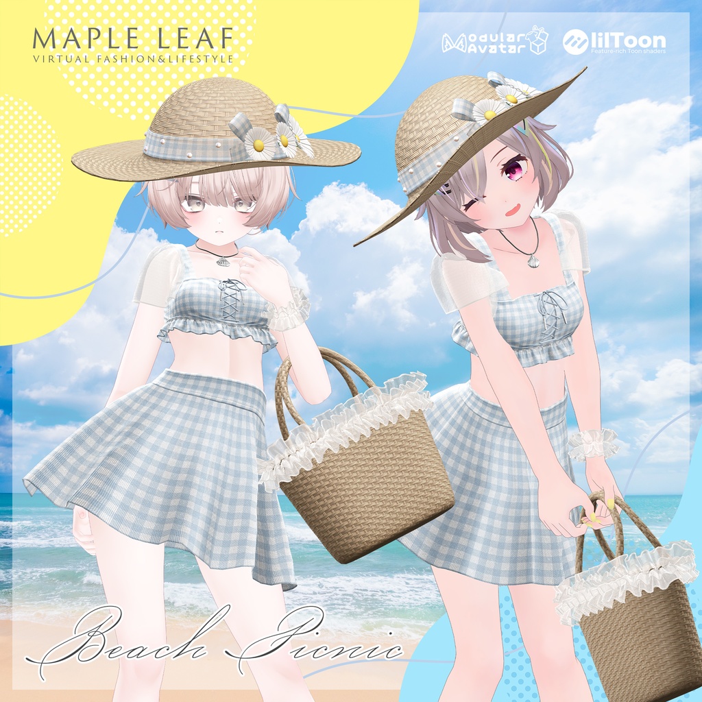 【31アバター対応】水着 Beach Picnic