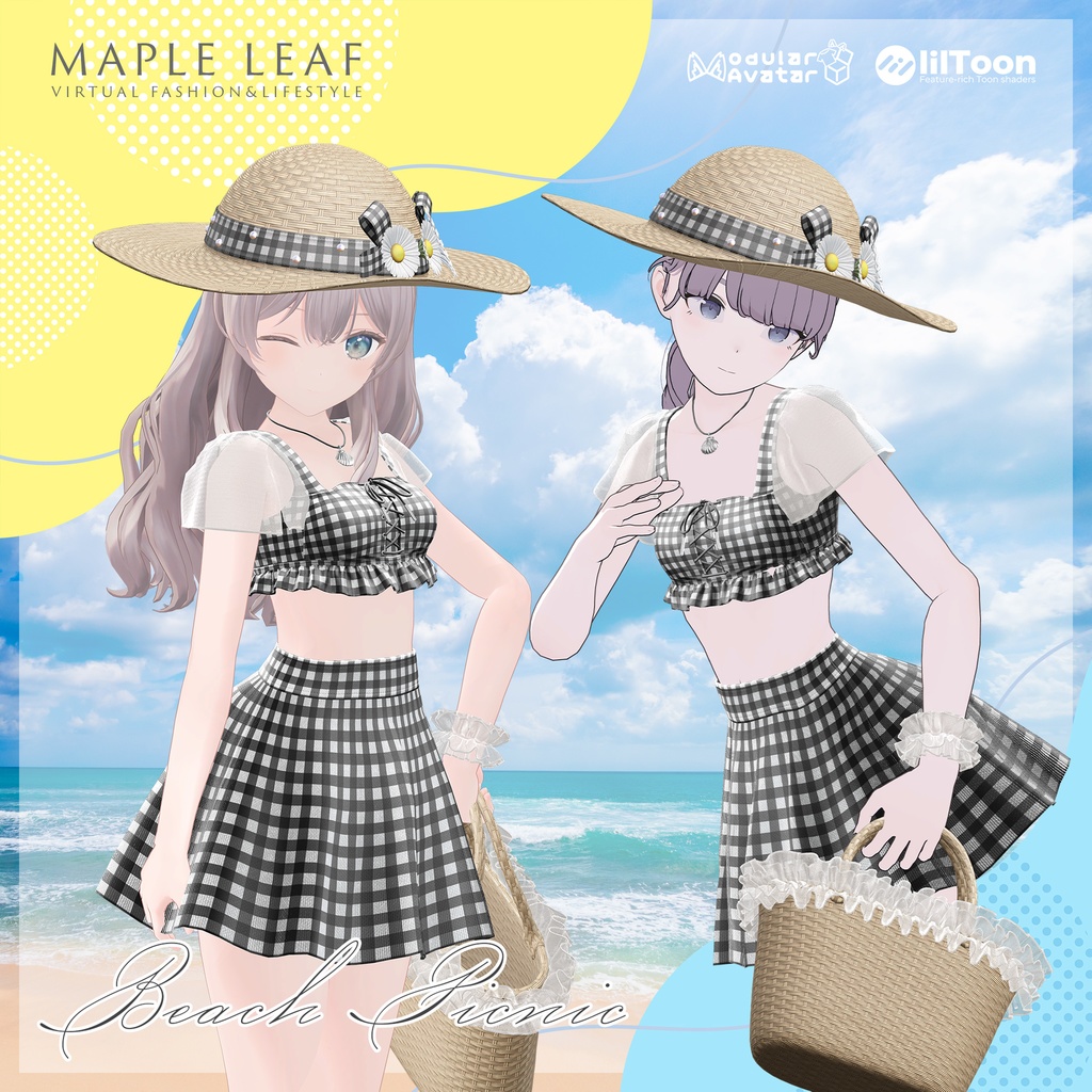 【31アバター対応】水着 Beach Picnic