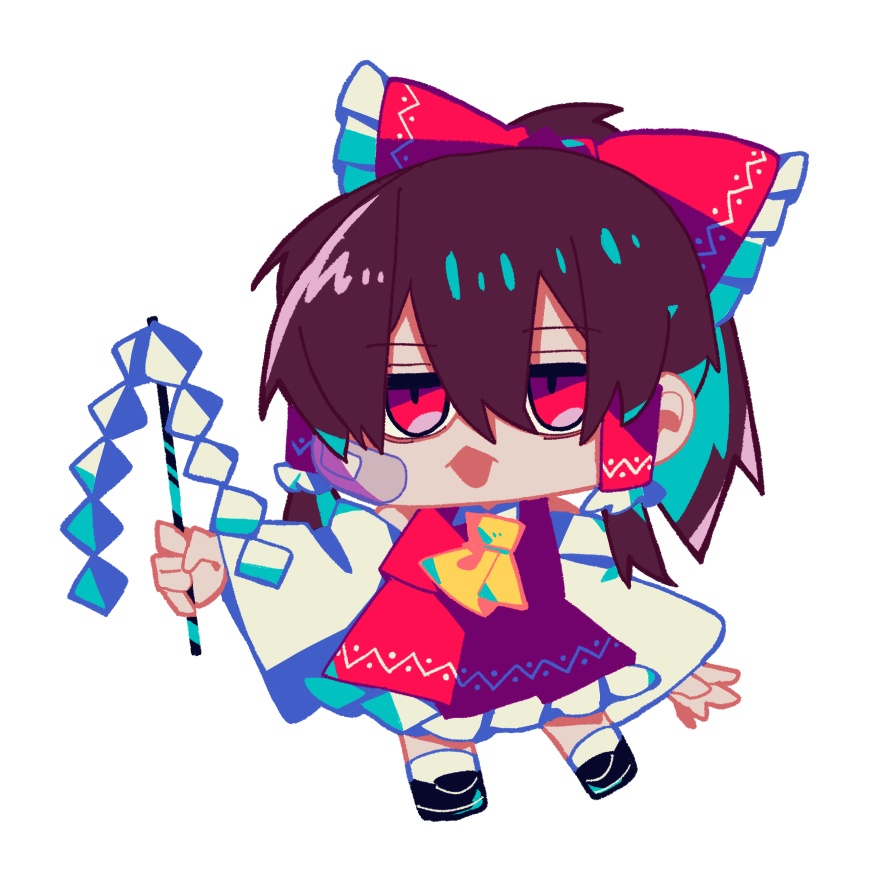 永夜抄自機人間組&妹紅ステッカー