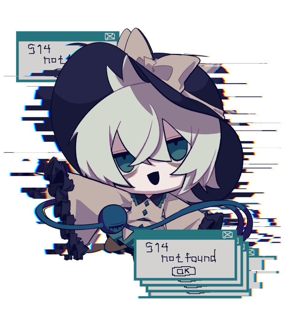 博麗神社春季例大祭21-こいしステッカー