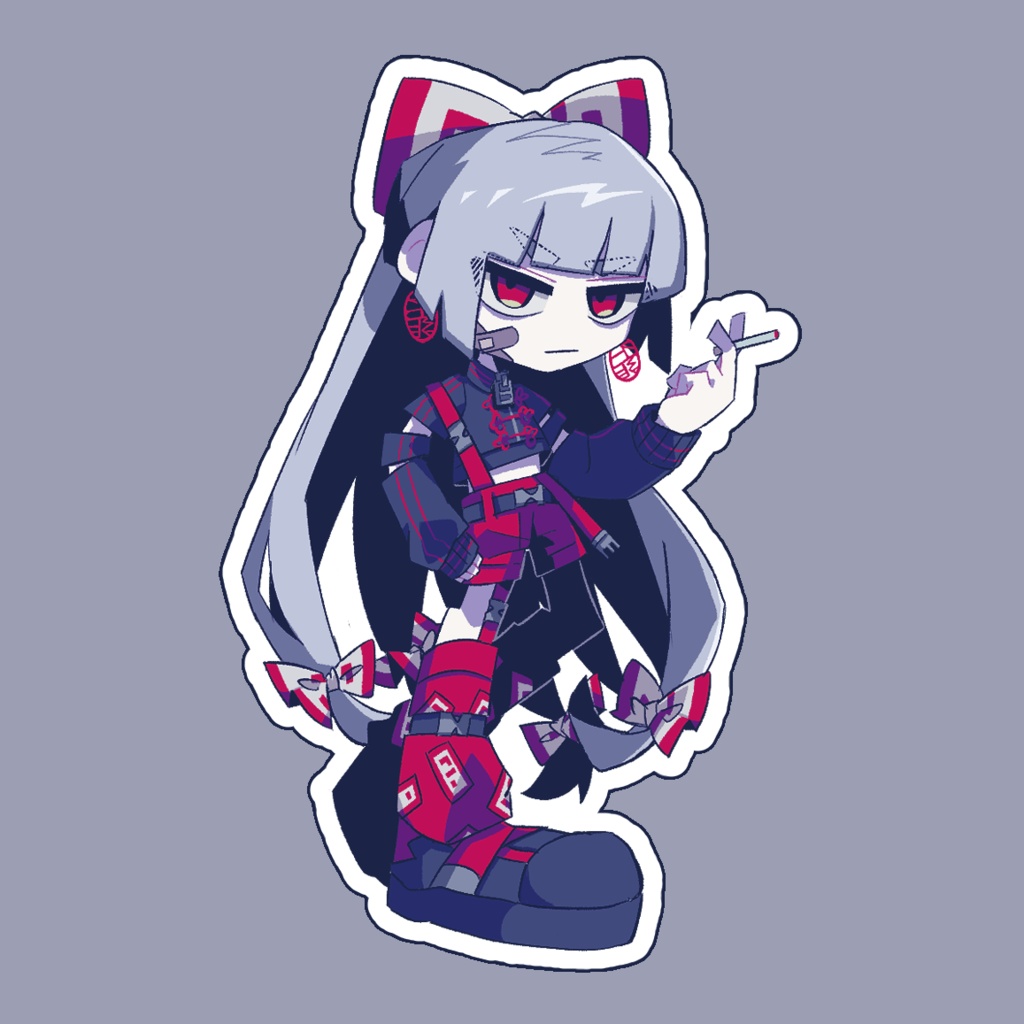 秋季例大祭11-妹紅ステッカー