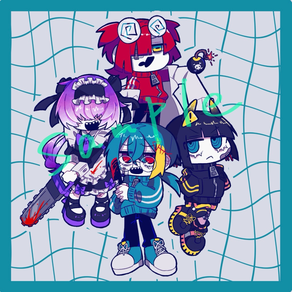 散骨堂ステッカーセット（4種セット）