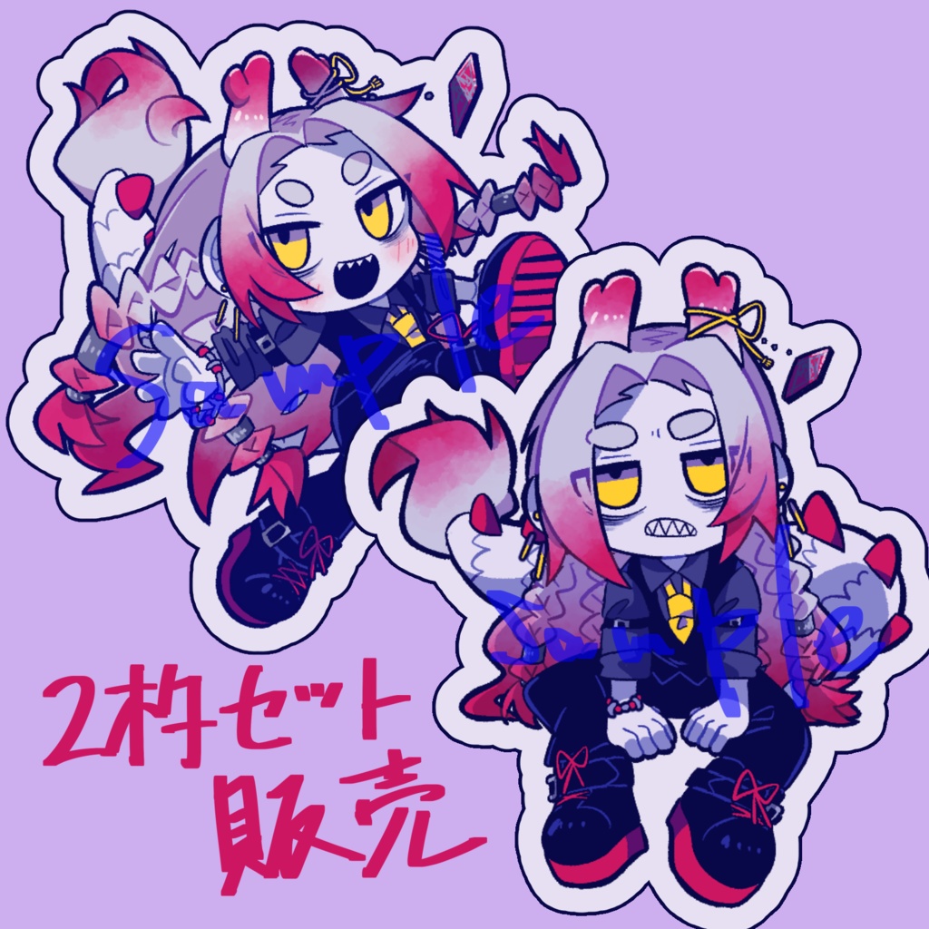 しろがねちゃんステッカーセット