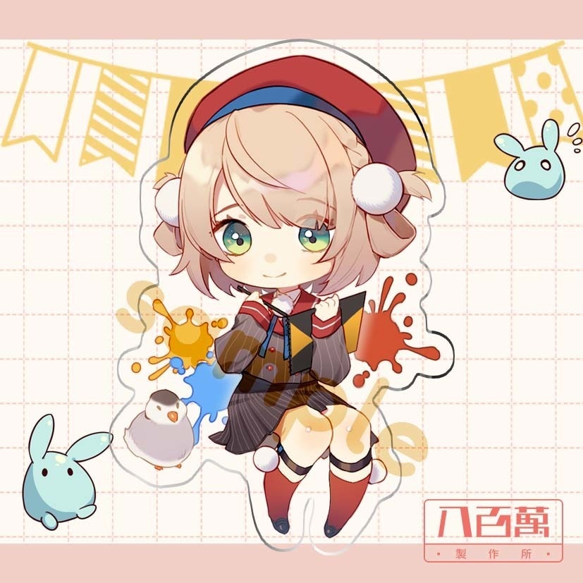 【非公式】VTUBERホロライブ 同人グッズキーホルダー第三弾