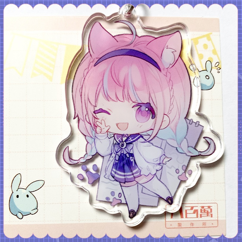 【非公式】VTUBERホロライブ 同人グッズキーホルダーVer.2