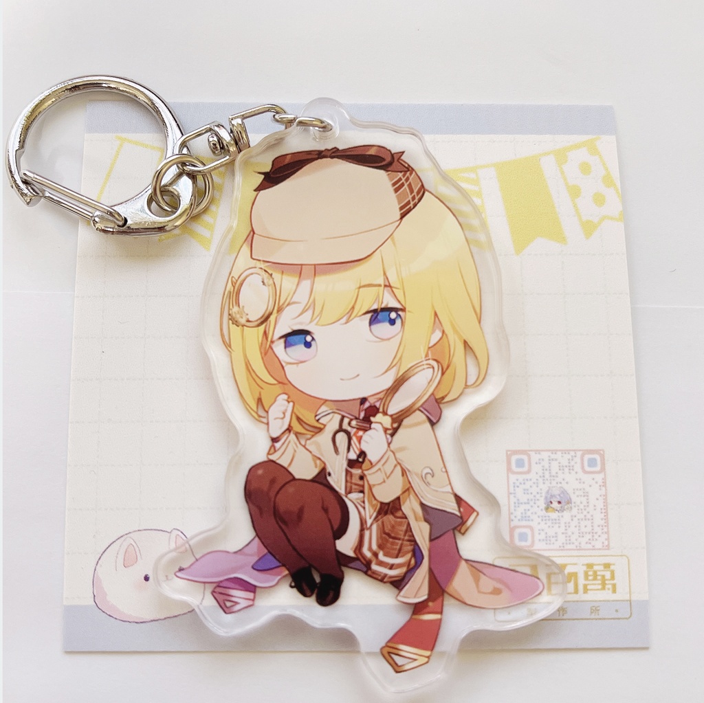【非公式】ホロライブ HOLOLIVE-EN同人グッズキーホルダー6種類