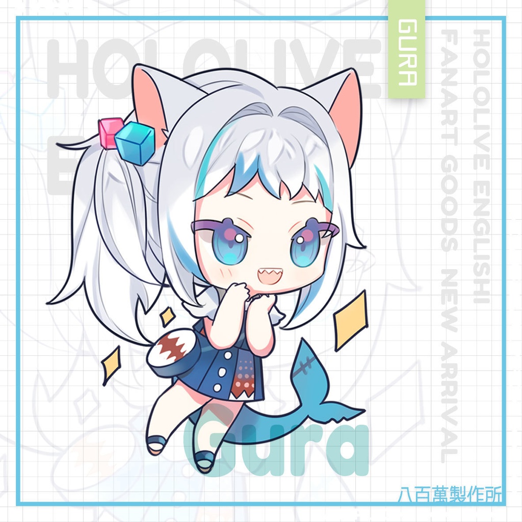 【非公式】ホロライブ HOLOLIVE-EN同人グッズキーホルダーVer.4