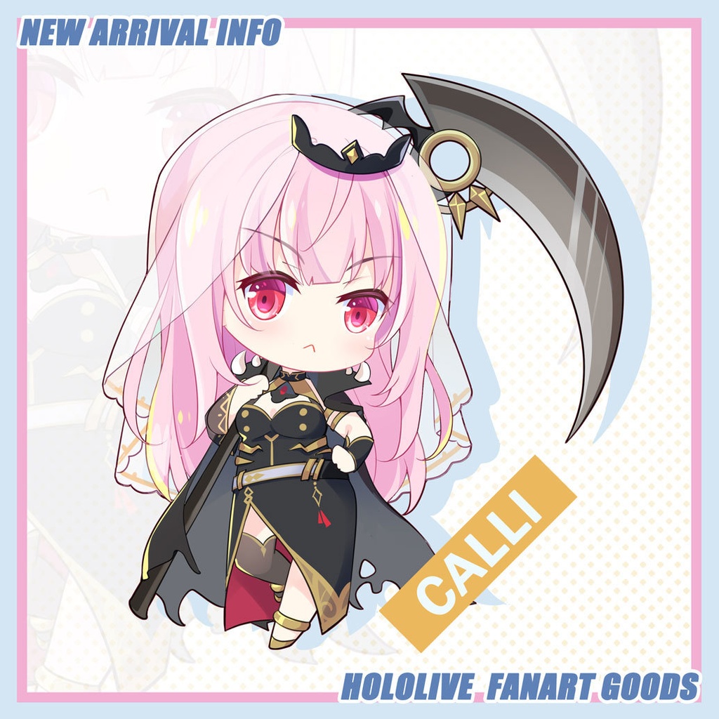 【非公式】ホロライブ HOLOLIVE-EN同人グッズキーホルダーVer.3