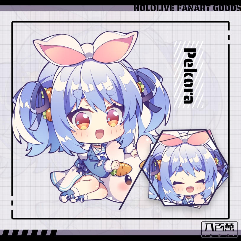 【非公式】ホロライブ HOLOLIVE6期生秘密結社holoXとペコらの同人アクキー