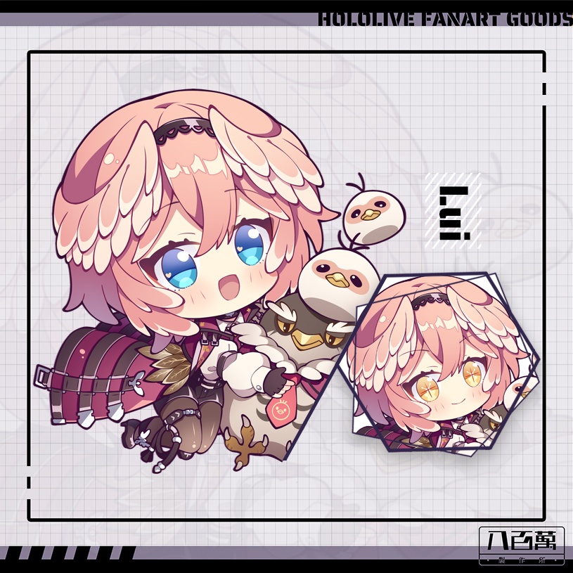 【非公式】ホロライブ HOLOLIVE6期生秘密結社holoXとペコらの同人アクキー