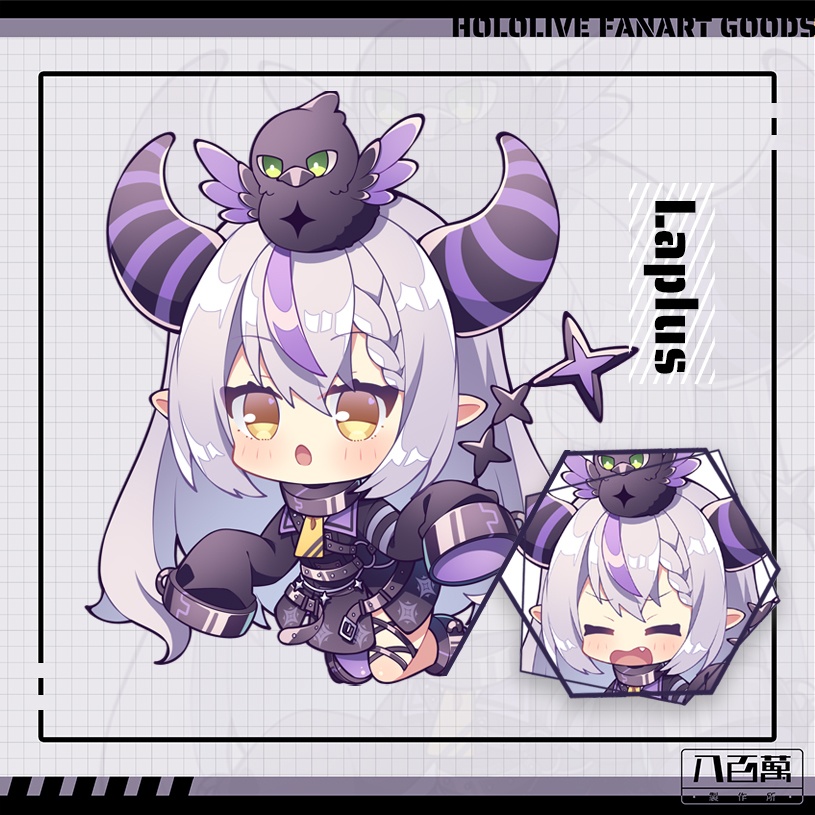 【非公式】ホロライブ HOLOLIVE6期生秘密結社holoXとペコらの同人アクキー