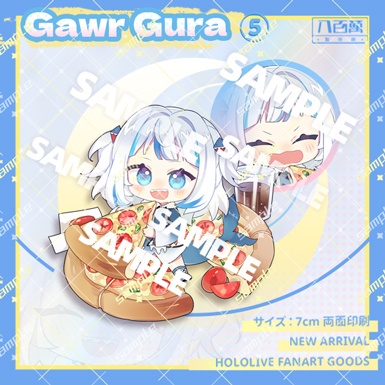 Hololive-enホロライブGawr Guraアクキー