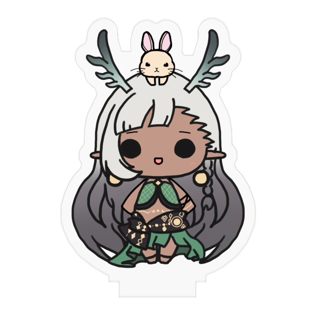 新竜モカ(うさ)アクリルスタンド