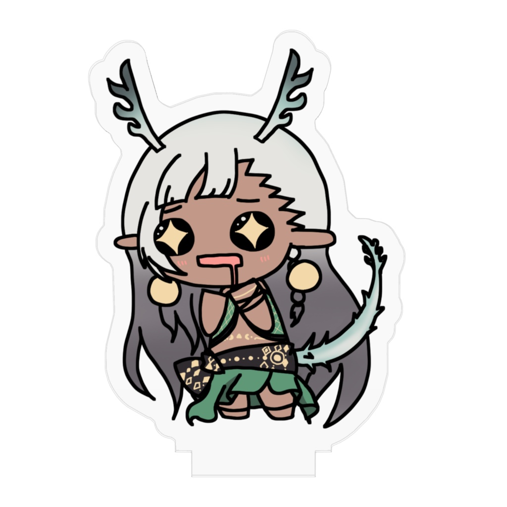 新竜モカ(よだれ)アクリルスタンド