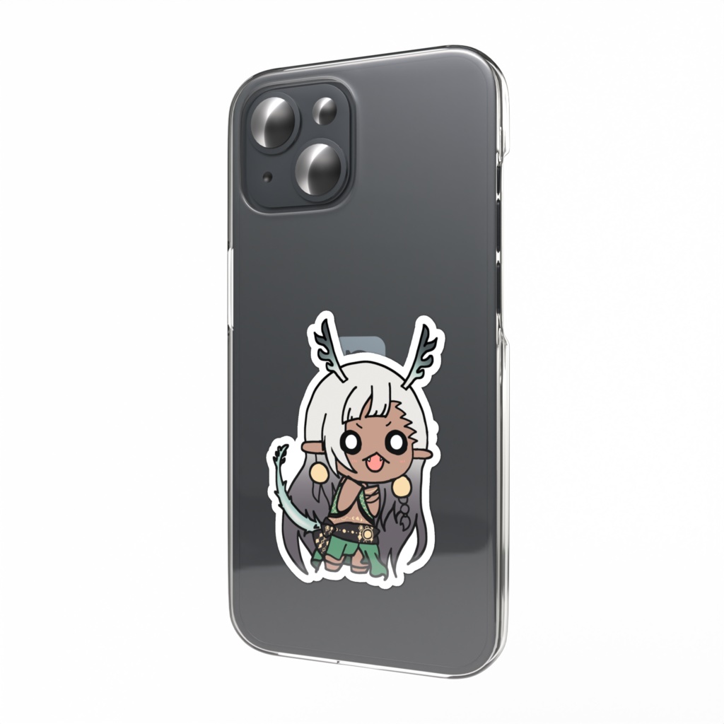新竜モカ（おぉ！）スマホステッカー