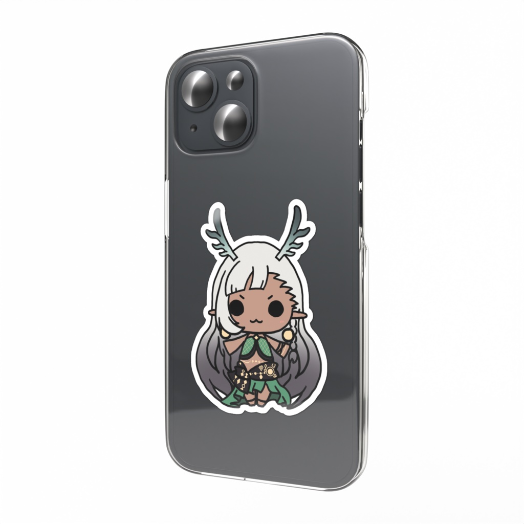 新竜モカ（ノーマル）スマホステッカー