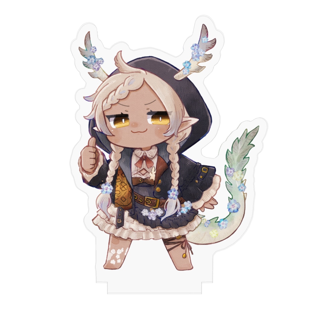 新竜モカ(新衣装)(ぐっ)アクリルスタンド