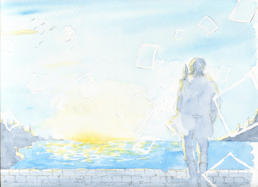 カウントダウン、金色の海