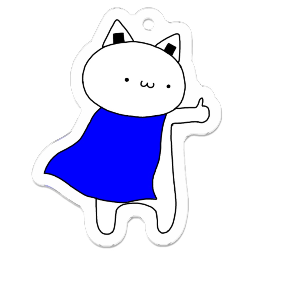 キーホルダー（ぶるー）