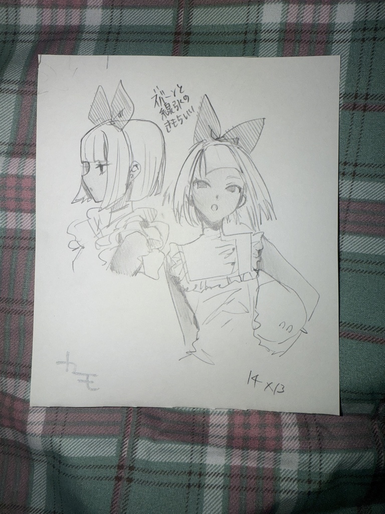 【鉛筆落書き】パミーナたん