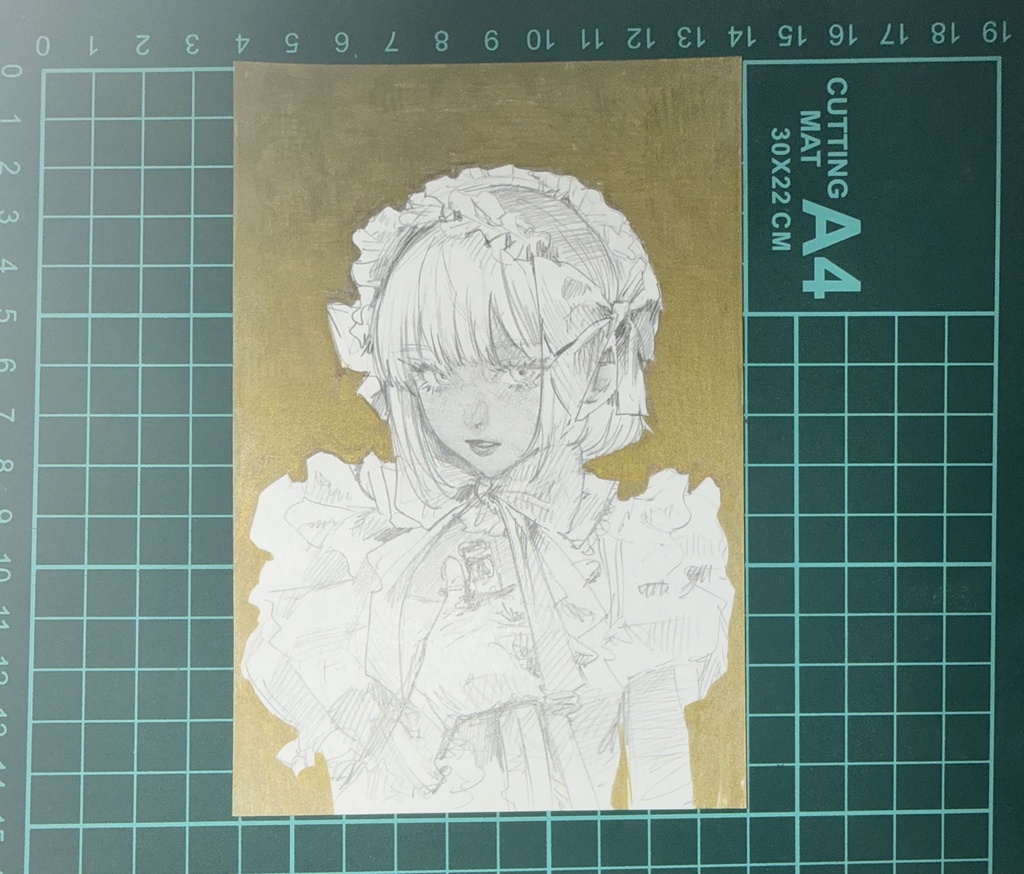 【アナログ落書き】金ピカぱみたん