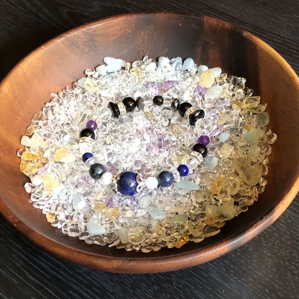 ⑤お神子さんが組んだパワーストーンブレスレット