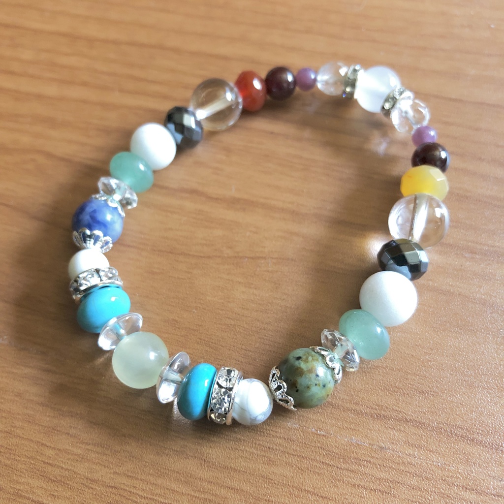 ⑩お神子さんが組んだパワーストーンブレスレット