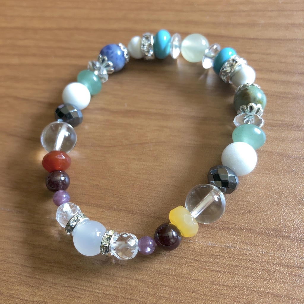 ⑩お神子さんが組んだパワーストーンブレスレット