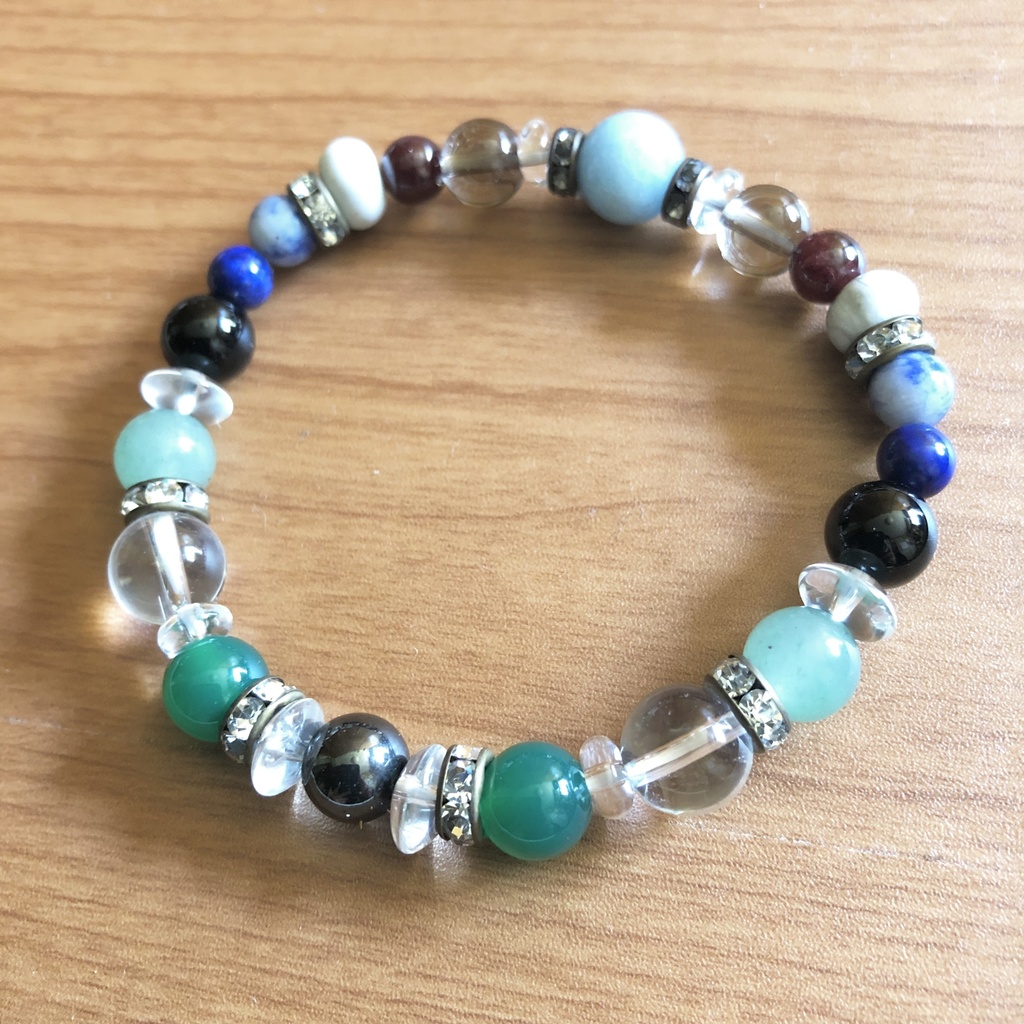 (11)お神子さんが組んだパワーストーンブレスレット