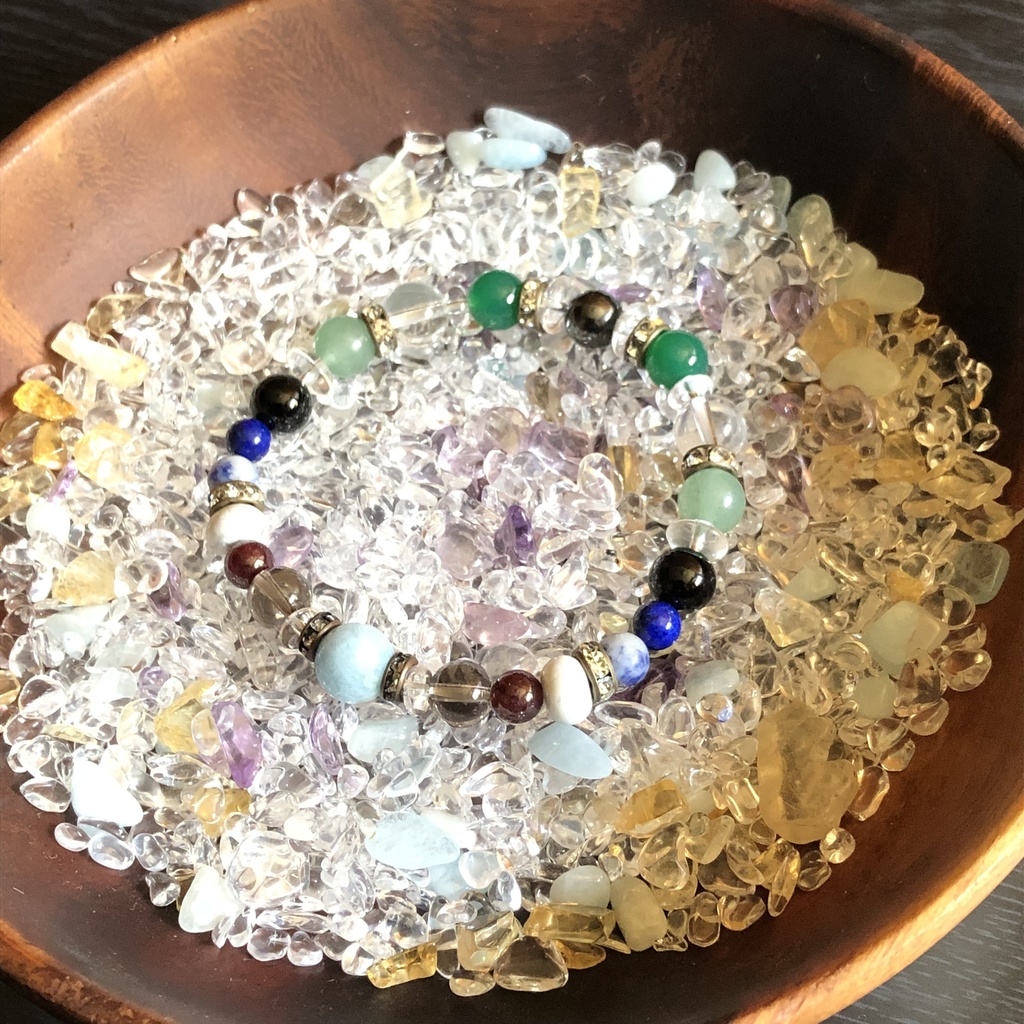 (11)お神子さんが組んだパワーストーンブレスレット