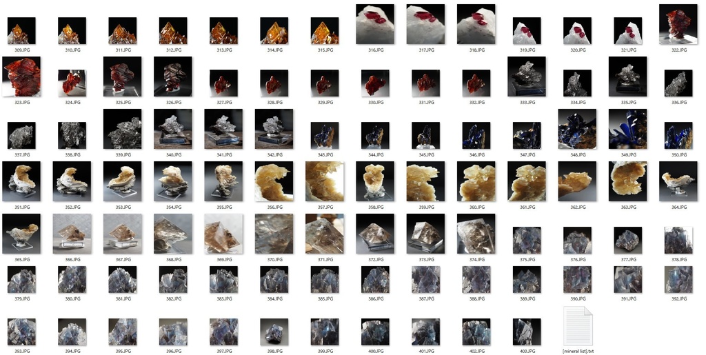 鉱物写真リファレンスパック