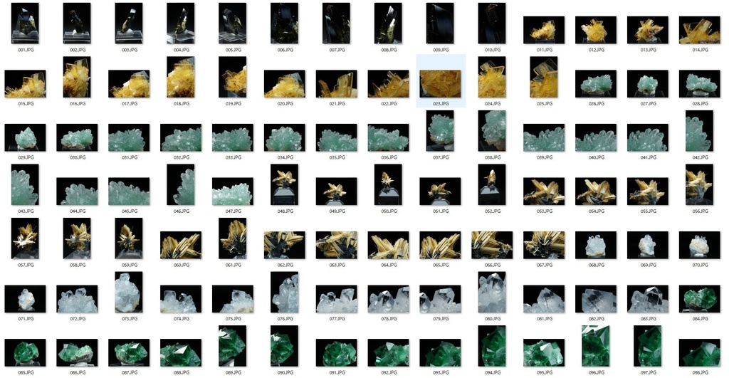 鉱物写真リファレンスパック