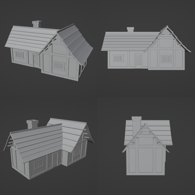 中世の家1 Medieval House 1