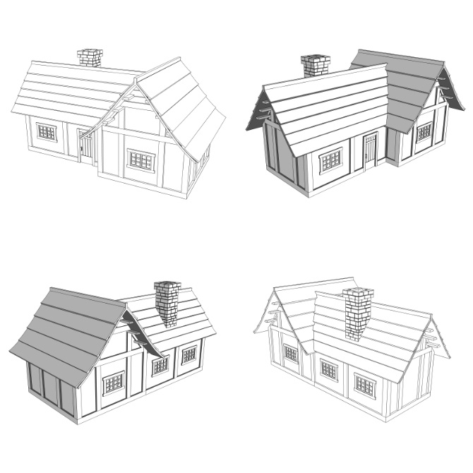 中世の家1 Medieval House 1