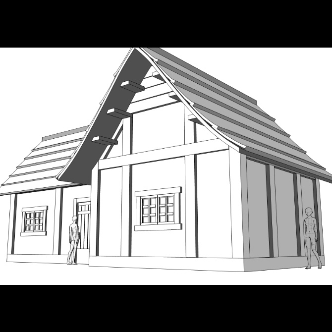 中世の家1 Medieval House 1