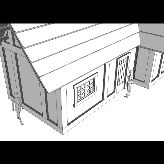 中世の家1 Medieval House 1