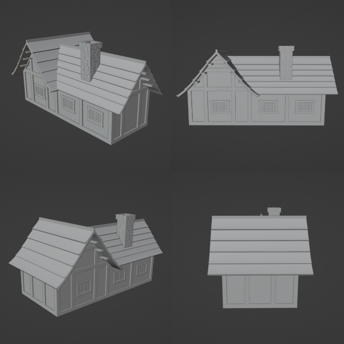 中世の家1 Medieval House 1