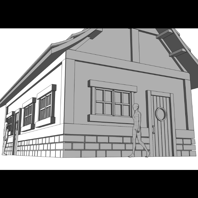 中世の家3 Medieval House 3