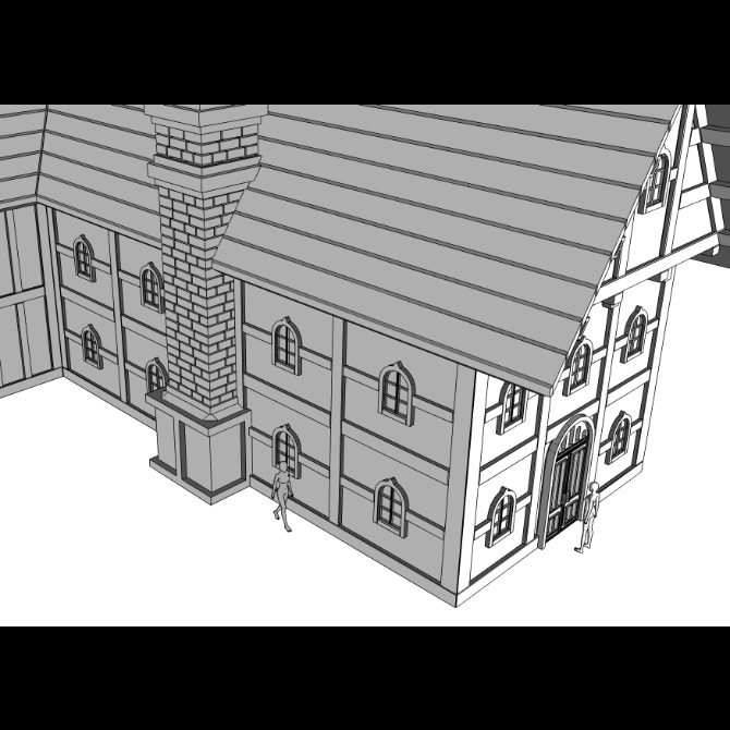 中世の屋敷1 Medieval Mansion 1